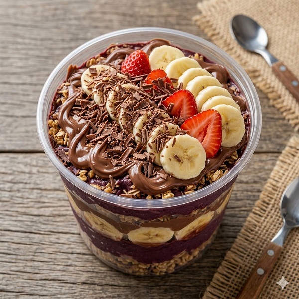 Açaí com Nutella