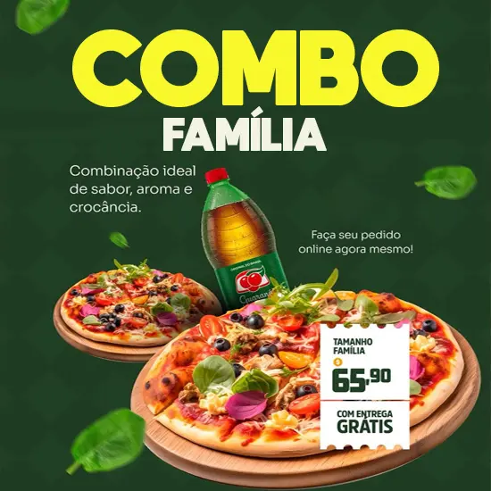 Combo 2 Pizza Grande + Refri 2L